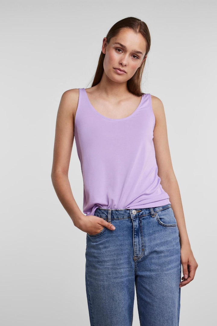 Pieces - Pckamala Tank Top - Lavendula Toppe 